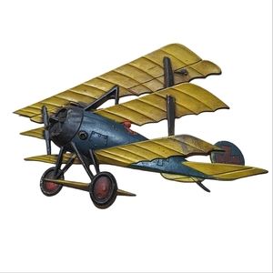 Vintage 1975 Sexton USA Metal Cast Tri Plane Wall Hanging Decor MCM Retro Decor